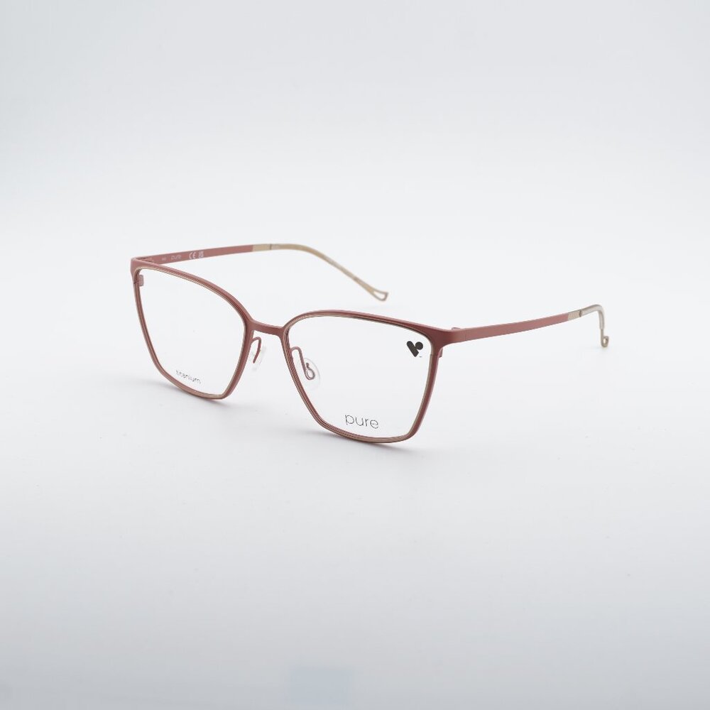 Airlock P-5011 660 Eyeglasses Blush/Gold 54mm Cat Eye Frame